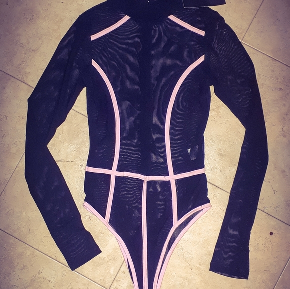 See thru body suit! Black New with tags! - Picture 4 of 8